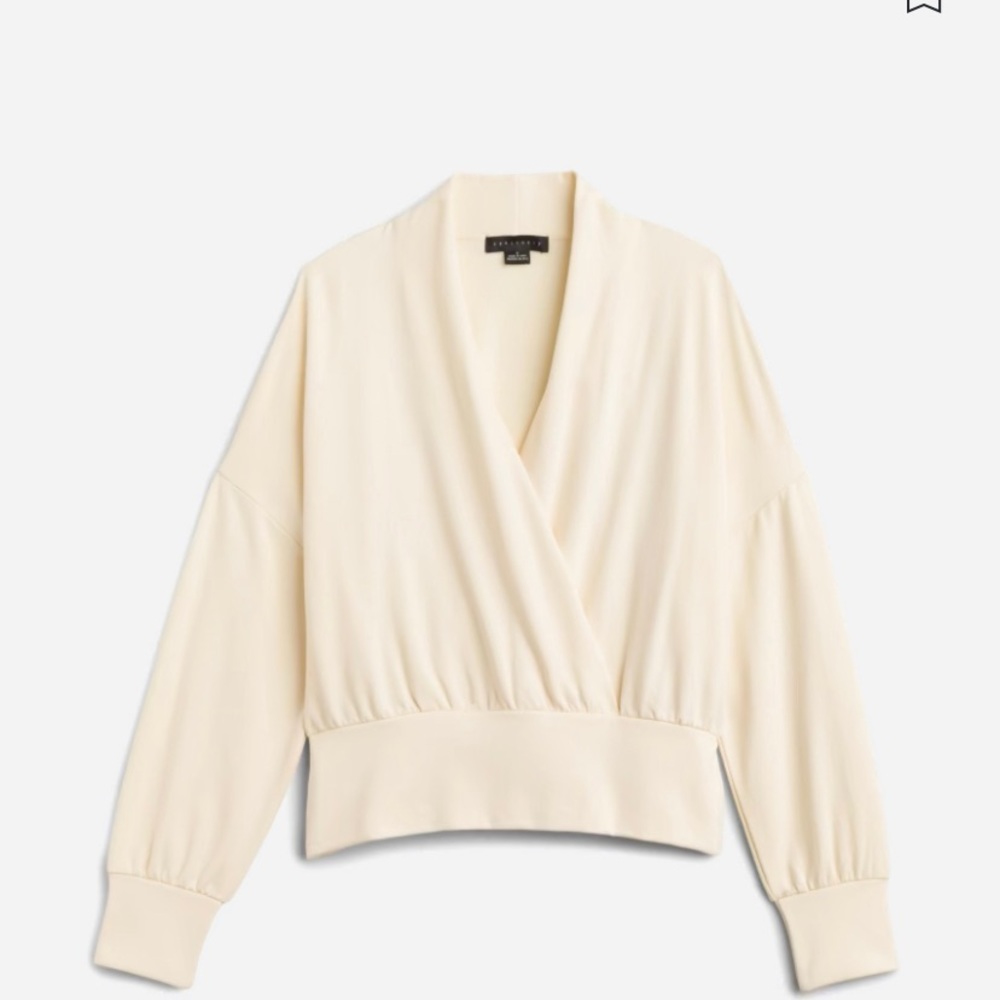 Sanctuary draped fleece pullover, NWT, size XL